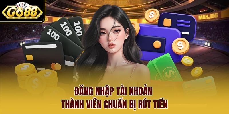 Đăng nhập tài khoản thành viên chuẩn bị rút tiền Đăng nhập tài khoản thành viên chuẩn bị rút tiền